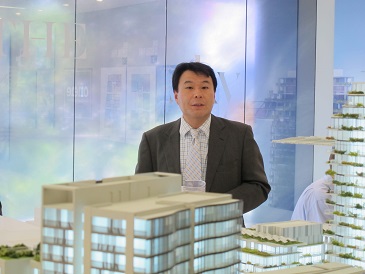 機械・建設部会「  セントラルパーク複合開発ロジェクト    」現地視察会を開催